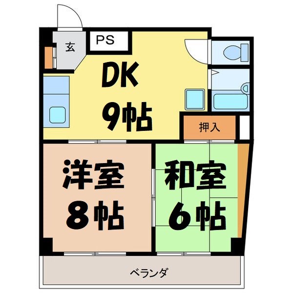 第２足立ビル 間取り図