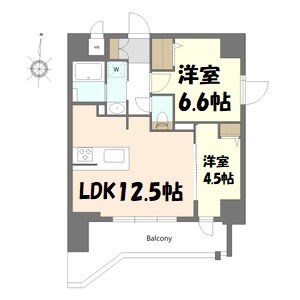 S-RESIDENCE高岳clarity 間取り図