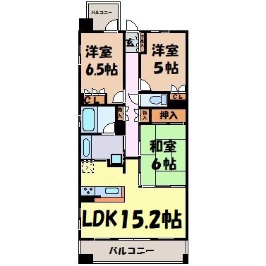 SS.FLAT桜山 間取り図