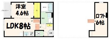 MiddleVillage L&amp;#39;s 間取り図
