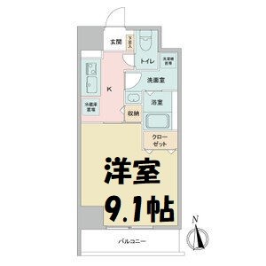 KDXレジデンス今池 間取り図