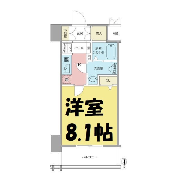 SHOKEN　Residence名古屋SOUTH 間取り図