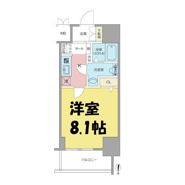 SHOKEN　Residence名古屋SOUTH 間取り図