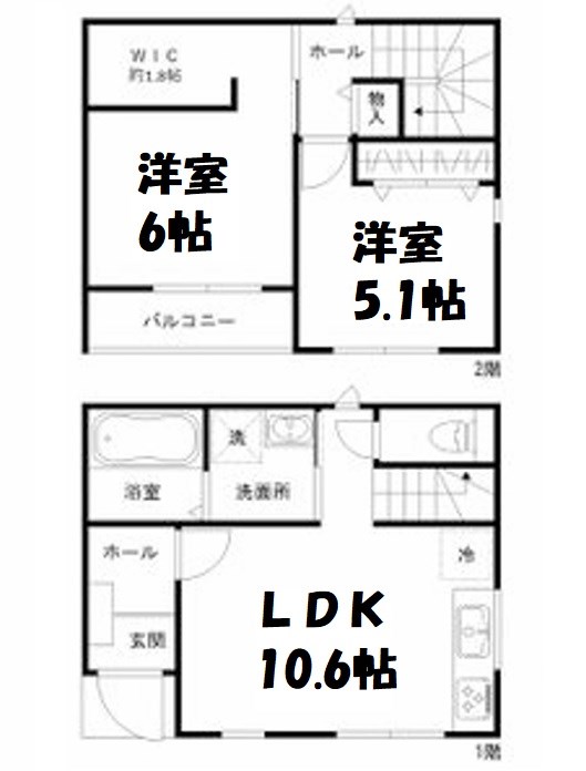 CasaTerrace庄内通 間取り図
