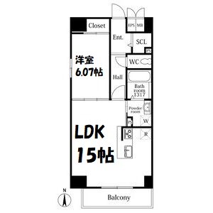 GRANDUKE千代田aigle 間取り図