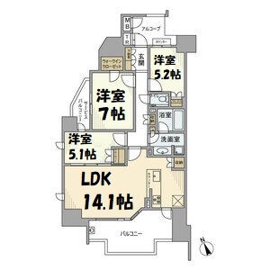アネシア藤が丘ザ・テラス 間取り図