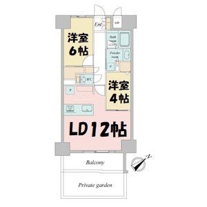 シーズンフラッツ本郷 間取り図