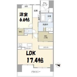 エルグランデ笠寺駅前 間取り図