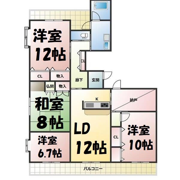 グレース川口 間取り図