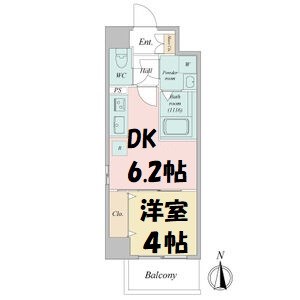 プレイズシード名城公園 間取り図