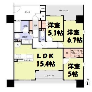 BELISTA御器所 間取り図