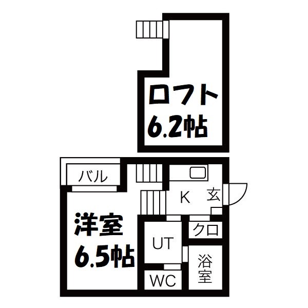 カーサさくらⅠ 間取り図