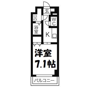 びいⅤ堀田 間取り図