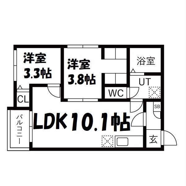 ilusion桜本町 間取り図