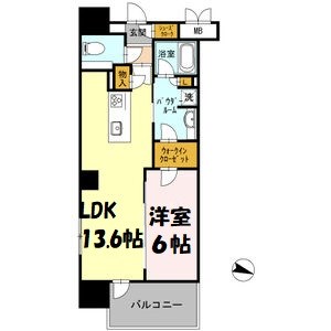 ロイヤルパークスERささしま 間取り図
