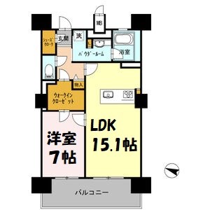 ロイヤルパークスERささしま 間取り図