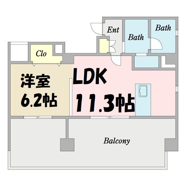 プロシード金山 間取り図