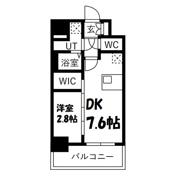 メイクスアート名古屋リニアFRONT 間取り図