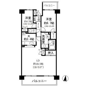 白壁パークホームズ 間取り図