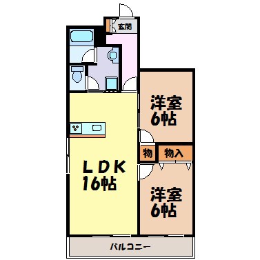 コーポ・トシ 間取り図