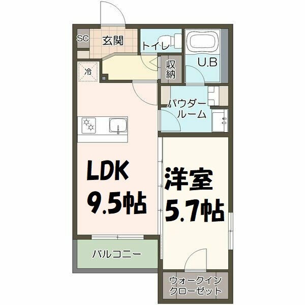アルカンシエル泉 間取り図