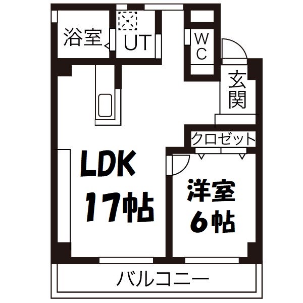 信和元町ハウス 間取り図