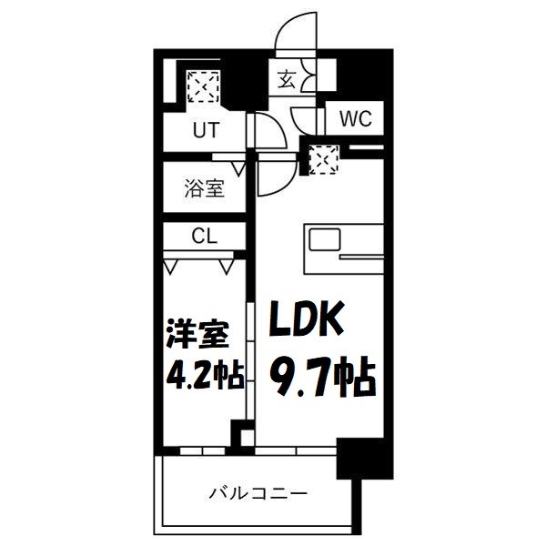 メイクスアート黒川 間取り図
