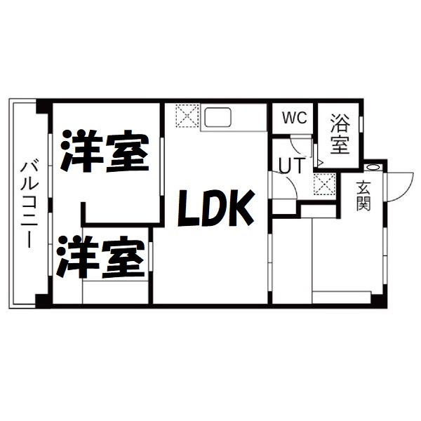 大曽根住宅3棟 間取り図