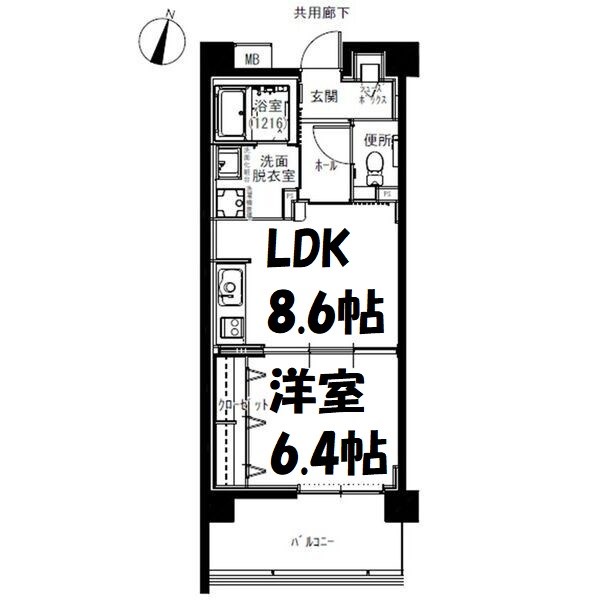 ココドール鳴子 間取り図