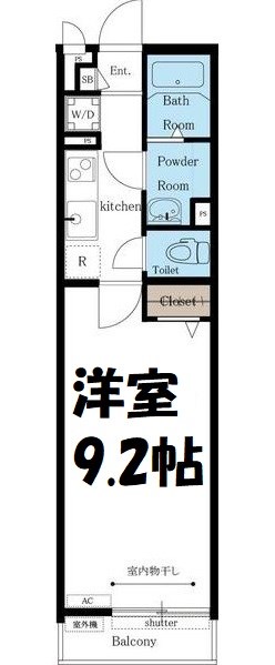 リブリ・砂田橋 間取り図
