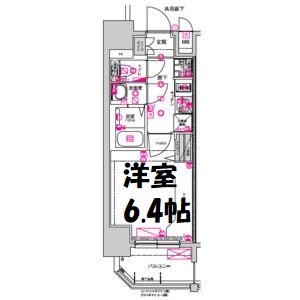 CREST TAPP浅間町 間取り図