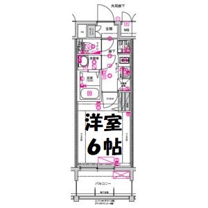 CREST TAPP浅間町 間取り図