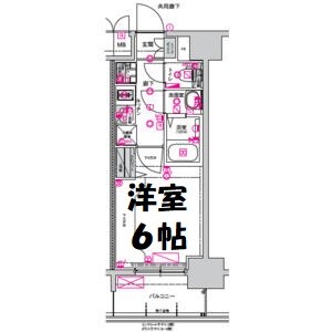 CREST TAPP浅間町 間取り図