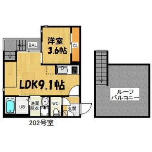 グランティック　セジョリ・イークレス上飯田 間取り