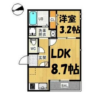 Grandtic Libra浅間町 間取り
