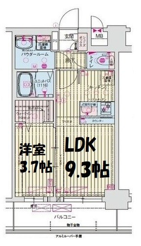 プレリス丸の内オーレル 間取り