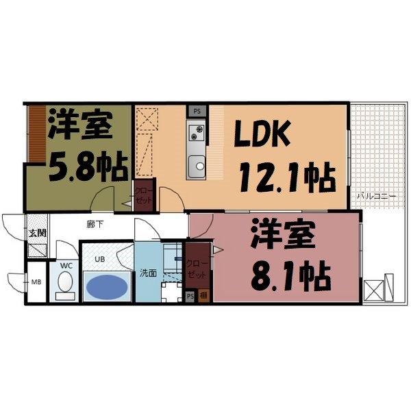 プレミアコート星ヶ丘 間取り