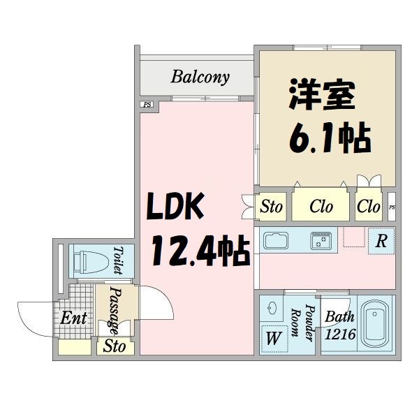 Ecrin新瑞橋 間取り