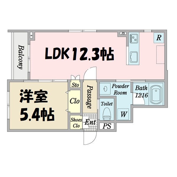 Ecrin新瑞橋 間取り