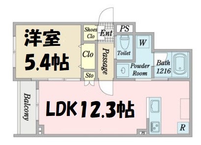 Ecrin新瑞橋 間取り
