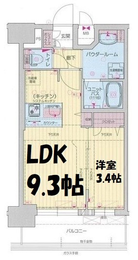 プレサンス太閤通駅前デュプル 間取り