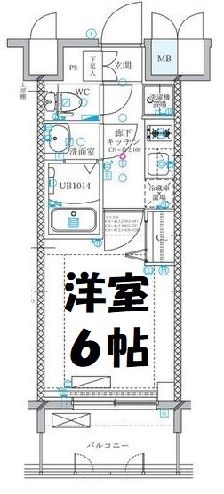 ディアレイシャス名古屋浄心Ⅱ 間取り