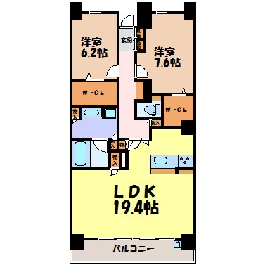 ロイヤルパークス千種 間取り