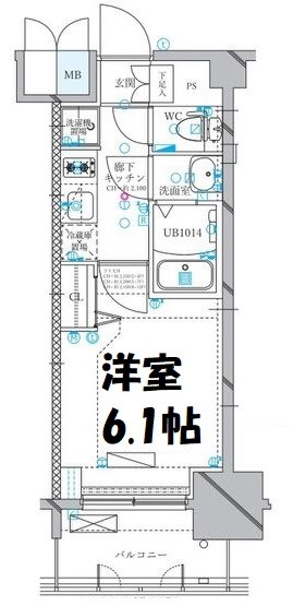 ディアレイシャス名古屋浄心Ⅱ 間取り