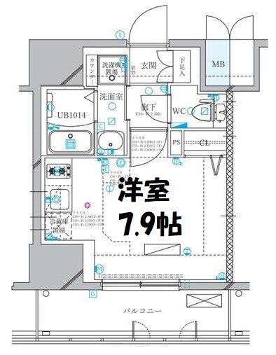 ディアレイシャス名古屋浄心Ⅱ 間取り
