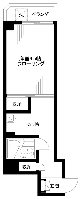 東京都品川区西五反田５丁目 間取り