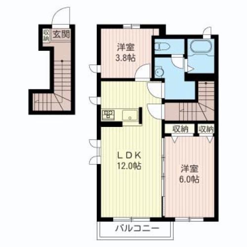 リッジ・コースト   間取り