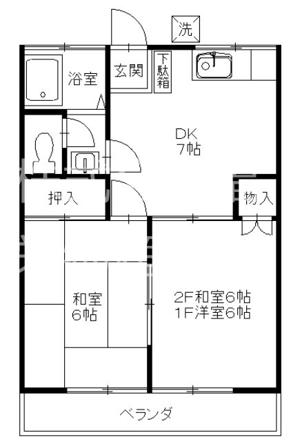すずらんハイツ  間取り