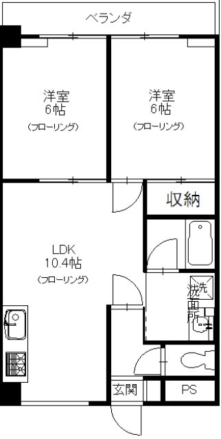糟谷ビル南街   間取り