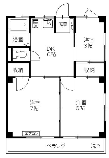 ドエル狭山     間取り